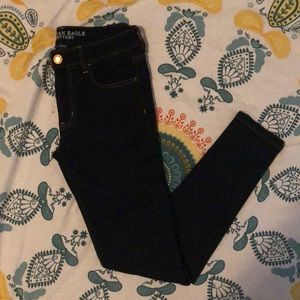 American Eagle dark wash jeggings